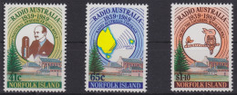 Norfolkinsel 471-472 Postfrisch 50 Jahre Radio Australia, MNH #GE195 - Norfolk Island