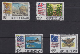 Norfolkinsel 177-180 Postfrisch 200 Jahre Unabhängigkeit Der USA #GE185 - Isla Norfolk