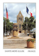 SAINTE MERE L EGLISE Le Monument Americain Sur La Place De L Eglise 11(scan Recto-verso) MA1555 - Sainte Mère Eglise