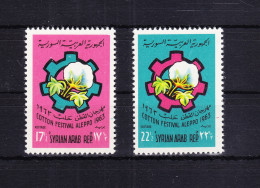 Syrien 846-847 Postfrisch Baumwollfest Aleppo, MNH #RB566 - Syrien