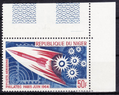 Niger 76 Postfrisch Raketen Philatec Paris, MNH #RB724 - Níger (1960-...)