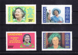 Tansania 264-267 Postfrisch Elisabeth, 85. Geburtstag, MNH #RB652 - Tanzania (1964-...)