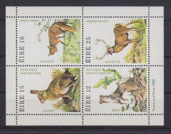 Irland Block 3 Mit 421-424 Postfrisch Tiere, Wildtiere, MNH #RB027 - Other & Unclassified