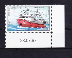 Saint-Pierre Und Miquelon 552 Postfrisch Schiffe, MNH #RB898 - Altri & Non Classificati