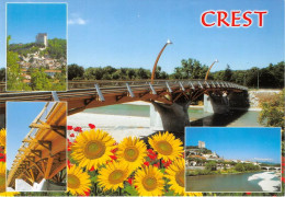 CREST Le Pont De Crest Vues Generales 7(scan Recto-verso) MA1576 - Crest
