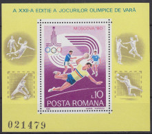 Rumänien Block 171 Mit 3739 Postfrisch Olympische Spiele, Romania MNH #RA267 - Otros & Sin Clasificación