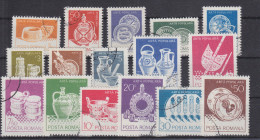 Rumänien 3915-3930X Gestempelt Volkskunst, Romania Used #RA273 - Altri & Non Classificati