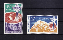 Elfenbeinküste 269-270 Postfrisch Olympische Sommerspiele 1964 Tokio #RE440 - Costa D'Avorio (1960-...)