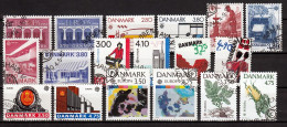 Denemarken Europa Cept 1984 T.m. 1992 Gestempeld - Sammlungen
