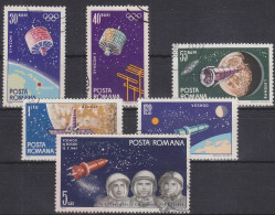 Rumänien 2369-2374 Gestempelt Weltraumfahrt, Romania Used #RA089 - Otros & Sin Clasificación