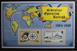 Gibraltar Block 11 Mit 557+559 Postfrisch Schiffe #RO041 - Gibilterra