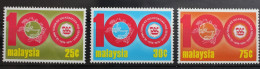 Malaysia 121-123 Postfrisch UPU Weltpostverein #RM403 - Malasia (1964-...)