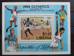 Liberia Block 108 Mit 1310 Postfrisch Olympische Spiele #RN223 - Liberia