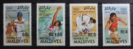 Malediven 1036-1039 Postfrisch Olympische Spiele #RN214 - Malediven (1965-...)