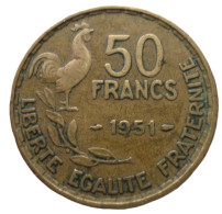 FRANCE.... 50 Francs Guiraud 1951  - Pièce Non Nettoyée Et Patinée (voir Images) - 50 Francs