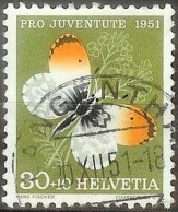 Schweiz Suisse Pro Juventute 1951: Aurora Zu WI 141 Mi 564 Yv 515 Mit Voll-Stempel LANGENTHAL 20.XII.51 (Zu CHF 15.00) - Gebraucht