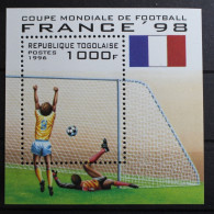 Togo Block 392 Mit 2395 Postfrisch Fußball WM 1998 #RK390 - Togo (1960-...)