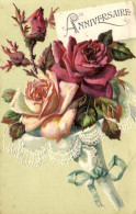 Thème - Fête - Anniversaire - Bouquet De Roses - 6575 - Verjaardag