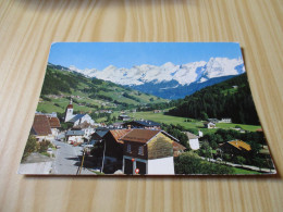 Le Grand Bornand  (74).Vue Générale Et La Chaîne Des Aravis. - Le Grand Bornand