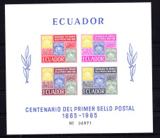 Ecuador Block 13 Mit 1186-1189 Postfrisch 100 Jahre Briefmarken #RL471 - Equateur