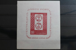 Rumänien Block 41 Mit 1759 Postfrisch 100 Jahre Briefmarken #RL197 - Altri & Non Classificati