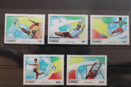 Kongo (Brazzaville) 1357-1361 Postfrisch Fußball WM 1994 #RL357 - Sonstige & Ohne Zuordnung