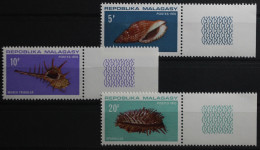 Madagaskar 618-620 Postfrisch Meeresschnecken #TL805 - Madagascar (1960-...)