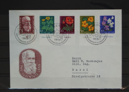 Schweiz 687-691 Gestempelt Als FDC / Blumen #GC647 - Otros & Sin Clasificación