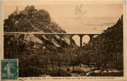 Eze, Panorama, Le Viaduc Et Le Cap Ferrat - Eze