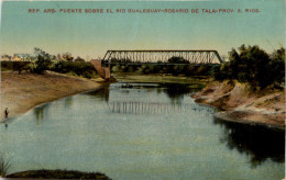 Puente Sobre E Rio Gualehuay - Argentinien