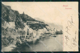 Salerno Amalfi Veduta Generale Barca Modiano 674 Cartolina RB5579 - Salerno