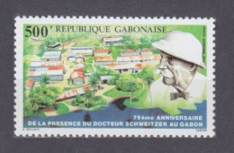 1988 Gabon 1015 Nobel Laureates / Albert Schweitzer 6,50 € - Prix Nobel