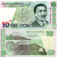 Kyrgyzstan 10 Som 1997 P-15 UNC - Kyrgyzstan