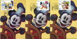 X0097 Italia, 3 Maximum Walt Disney, 2017 Postmark Of Lucca, Comics BD - Comics