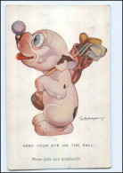 Y11961/ Bonzo Spielt Golf  AK Ca. 1912  Hunde - Dogs