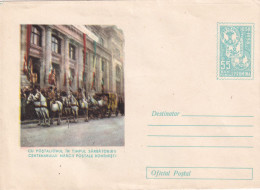 A24588 - Cu Postalionul In Timpul Centenarului Marcii Postale Romanesti Cover Stationery Perfect Shape Unused 1980 - Enteros Postales