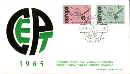 BELGIQUE FDC 1965 EUROPA - 1965