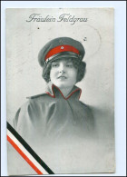 U4251/ Fräulein Feldgrau  Frau In Uniform 1. Weltkrieg AK 1915 - Guerre 1914-18