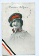 U4250/ Fräulein Feldgrau  Frau In Uniform 1. Weltkrieg AK 1915 - Guerre 1914-18