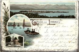 Gruss Aus Lindau - Litho - Lindau A. Bodensee