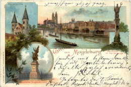 Gruss Aus Magdeburg - Litho - Magdeburg
