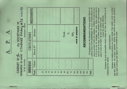 Carnet De Circulation 16 Pages Avec Timbres Neufs ** Sans Charniere - Cote +230€ - Ongebruikt