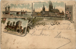 Gruss Aus Köln - Litho 1896 - Koeln