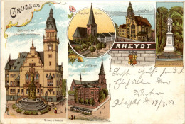 Gruss Aus Rheydt - Litho - Mönchengladbach