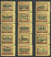 RUSSIA USSR 1978 Matchbox Labels 27v  - Zündholzschachteletiketten