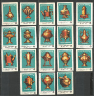 RUSSIA USSR 1979 Matchbox Labels 18v Russian Samovar - Luciferdozen - Etiketten