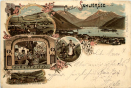 Gruss Aus Schliersee - Litho - Schliersee