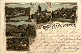 Gruss Aus Der Fränk. Schweiz - Litho - Pottenstein