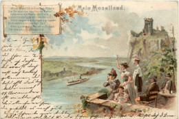 Mein Moselland - Litho - Bernkastel-Kues