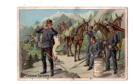 Chromo Chocolat Suchard, S 76 / 7, Militaire Suisse, Artillerie De Montagne - Suchard